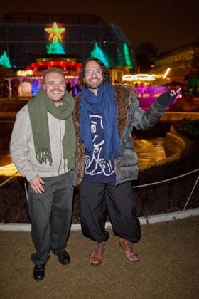 Vincent Lange and Bastian Castillo Opening of the Christmas Garden Berlin 2025 in the Botanical Garden Berlin on 19 11 2025 Christmas Garden Berlin 2025