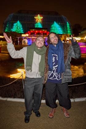 Vincent Lange and Bastian Castillo Opening of the Christmas Garden Berlin 2025 in the Botanical Garden Berlin on 19 11 2025 Christmas Garden Berlin 2025