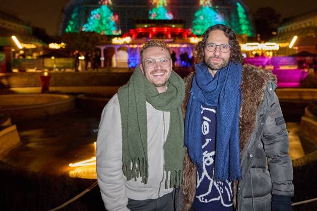 Vincent Lange and Bastian Castillo Opening of the Christmas Garden Berlin 2025 in the Botanical Garden Berlin on 19 11 2025 Christmas Garden Berlin 2025