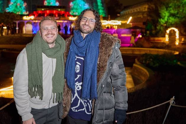 Vincent Lange and Bastian Castillo Opening of the Christmas Garden Berlin 2025 in the Botanical Garden Berlin on 19 11 2025 Christmas Garden Berlin 2025