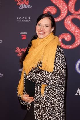 Premiere Song Sung Blue Nadja Jo Klapper at the European premiere of the movie Song Sung Blue at the Zoo Palast on 19 11 2025 in Berlin Copyright: xEventpressxKochanx