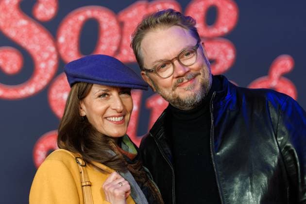 Premiere Song Sung Blue Ulrike Frank and Marc Schubring at the European premiere of the movie Song Sung Blue at the Zoo Palast on 19 11 2025 in Berlin Copyright: xEventpressxKochanx