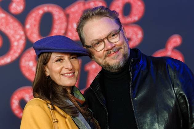 Premiere Song Sung Blue Ulrike Frank and Marc Schubring at the European premiere of the movie Song Sung Blue at the Zoo Palast on 19 11 2025 in Berlin Copyright: xEventpressxKochanx