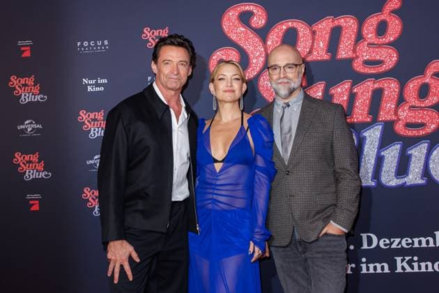 Premiere Song Sung Blue Hugh Jackman, Kate Hudson and Craig Brewer at the European premiere of the movie Song Sung Blue at the Zoo Palast on 19 11 2025 in Berlin Copyright: xEventpressxKochanx