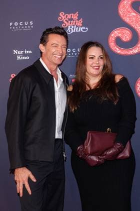 Premiere Song Sung Blue Hugh Jackman and Paula Lambert at the European premiere of the movie Song Sung Blue at the Zoo Palast on 19 11 2025 in Berlin Copyright: xEventpressxKochanx