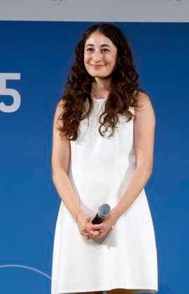 Anahita Sattarian at the TALISMAN 2025 award ceremony of the Deutschlandstiftung Integration at the Allianz Forum in Berlin