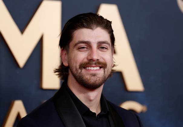 Johnny Clawson arrives on the red carpet for the 59th CMA Awards in Nashville, Tennessee, on Wednesday, November 19, 2025.  NAS20251119174 JOHNxANGELILLO