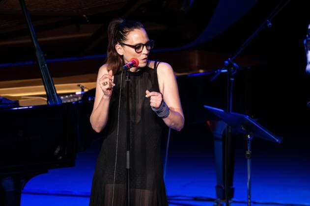 JAZZMADRID concert at the Fernanda Gómez Theatre in Madrid, Spain - 19 Nov 2025 Leonor Watling performs during the JAZZMADRID concert at the Fernanda Gómez Theatre in Madrid. Madrid Spain Copyright: xAtilanoxGarciax xSOPAxImagesx photo00996