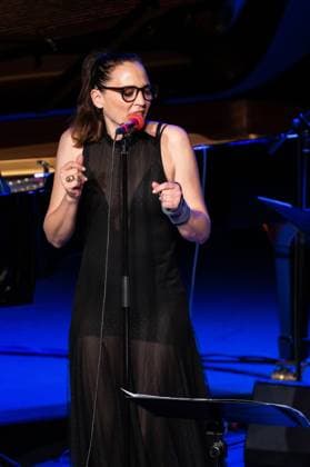 JAZZMADRID concert at the Fernanda Gómez Theatre in Madrid, Spain - 19 Nov 2025 Leonor Watling performs during the JAZZMADRID concert at the Fernanda Gómez Theatre in Madrid. Madrid Spain Copyright: xAtilanoxGarciax xSOPAxImagesx photo00997