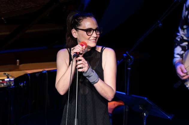 JAZZMADRID concert at the Fernanda Gómez Theatre in Madrid, Spain - 19 Nov 2025 Leonor Watling performs during the JAZZMADRID concert at the Fernanda Gómez Theatre in Madrid. Madrid Spain Copyright: xAtilanoxGarciax xSOPAxImagesx photo00981