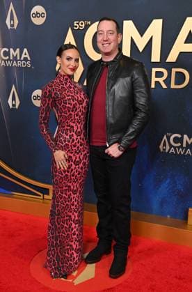 59th Annual CMA Awards - Arrivals Samantha Busch and Kyle Busch arriving at the 59th Annual Country Music Association Awards held at the Bridgestone Arena on November 19, 2025 in Nashville, TN. Nashville Bridgestone Arena Tennessee USA Copyright: xOConnor-Arroyo AFF-USA.comx