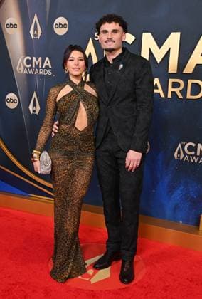 59th Annual CMA Awards - Arrivals Tianna Robillard and Adrien Nunez arriving at the 59th Annual Country Music Association Awards held at the Bridgestone Arena on November 19, 2025 in Nashville, TN. Nashville Bridgestone Arena Tennessee USA Copyright: xOConnor-Arroyo AFF-USA.comx