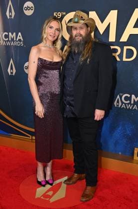 59th Annual CMA Awards - Arrivals Morgan Stapleton and Chris Stapleton arriving at the 59th Annual Country Music Association Awards held at the Bridgestone Arena on November 19, 2025 in Nashville, TN. Nashville Bridgestone Arena Tennessee USA Copyright: xOConnor-Arroyo AFF-USA.comx