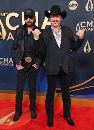 59th Annual CMA Awards - Arrivals Ronnie Dunn and Kix Brooks arriving at the 59th Annual Country Music Association Awards held at the Bridgestone Arena on November 19, 2025 in Nashville, TN. Nashville Bridgestone Arena Tennessee USA Copyright: xOConnor-Arroyo AFF-USA.comx