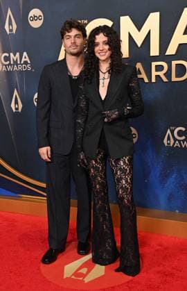 59th Annual CMA Awards - Arrivals Fisher and Lanie Gardner arriving at the 59th Annual Country Music Association Awards held at the Bridgestone Arena on November 19, 2025 in Nashville, TN. Nashville Bridgestone Arena Tennessee USA Copyright: xOConnor-Arroyo AFF-USA.comx