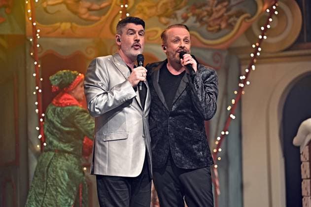 Crazy Christmas Our favorite Christmas songs Paul Reeves and Ross Antony on the occasion of the live show Crazy Christmas Our favorite Christmas songs on 19 11 2025 at Europapark Rust 20251119MWI095374