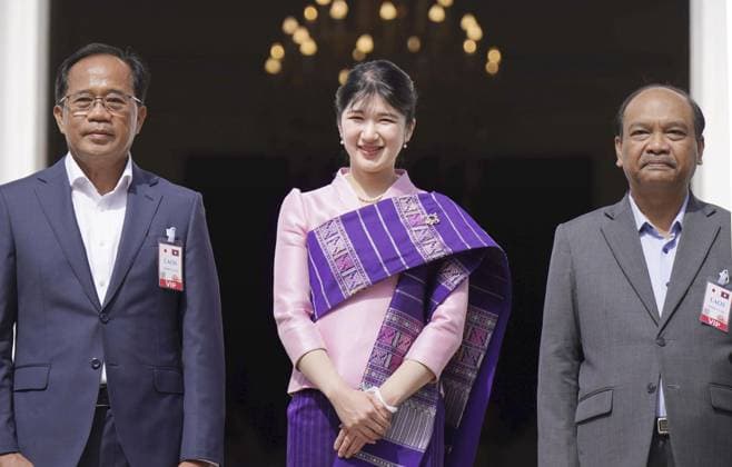 Japan Princess Aiko in Laos Japanese Princess Aiko poses for a photo at the National Museum in the ancient Lao capital of Luang Prabang during her official trip to Laos on Nov. 20, 2025. (Pool photo)  A14AA0005048111P