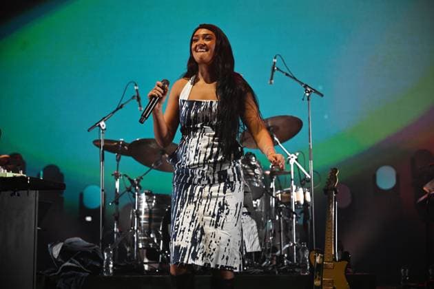 Joy Crookes performing at Brixton Academy LONDON, ENGLAND - NOVEMBER 19: Joy Crookes performing at Brixton Academy on November 19, 2025 in London, England. CAP MAR MAR Great Britain Copyright: xMartinxHarris CapitalxPicturesx