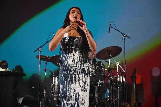 Joy Crookes performing at Brixton Academy LONDON, ENGLAND - NOVEMBER 19: Joy Crookes performing at Brixton Academy on November 19, 2025 in London, England. CAP MAR MAR Great Britain Copyright: xMartinxHarris CapitalxPicturesx