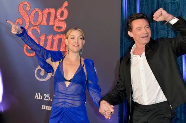 Kate Hudson and Hugh Jackman at the European premiere of the movie Song Sung Blue at Zoo Palast Berlin, 19 11 2025 Foto:xM.xBehrensx xFuturexImagex blue_5147