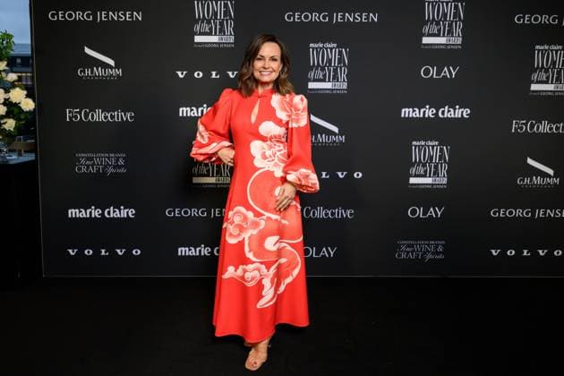 WOMEN OF THE YEAR AWARDS, Lisa Wilkinson arrives at the Marie Claire Women of the Year Awards at Bell Shakespeare, in Sydney, Thursday, November 20, 2025. ( NO ARCHIVING SYDNEY NEW SOUTH WALES AUSTRALIA  Copyright: xSTEVExMARKHAMx 20251120144949265214