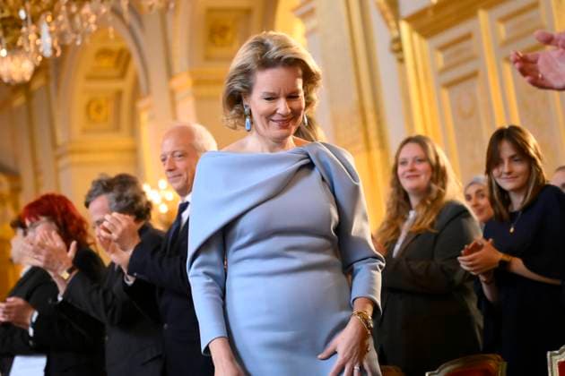 Queen Mathilde Attends 25th Anniversary of The Queen Mathilde Fund BRUSSELS, BELGIUM - NOVEMBER 20 : Queen Mathilde of Belgium pictured attending the official 25th anniversary celebrations of the Queen Mathilde Fund (KMF) on November 20, 2025 in Brussels, Belgium, 20 11 2025 Brussels Belgium  Copyright: xPhilipxReynaersx