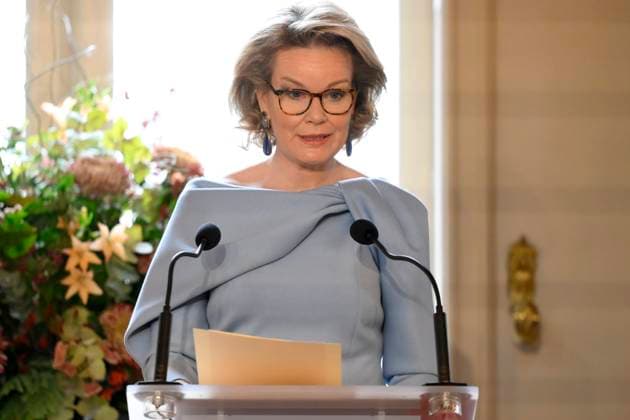 Queen Mathilde Attends 25th Anniversary of The Queen Mathilde Fund BRUSSELS, BELGIUM - NOVEMBER 20 : Queen Mathilde of Belgium pictured attending the official 25th anniversary celebrations of the Queen Mathilde Fund (KMF) on November 20, 2025 in Brussels, Belgium, 20 11 2025 Brussels Belgium  Copyright: xPhilipxReynaersx
