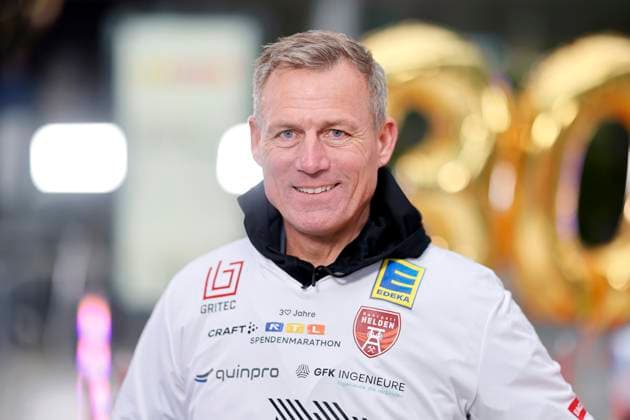 Footballer Ingo Anderbrügge at a photo session to mark 30 years of the RTL telethon in the RTL building at Picassoplatz Cologne, 19 11 2025 NRW Germany Copyright: xChristophxHardtx