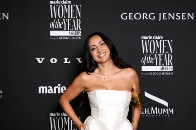 WOMEN OF THE YEAR AWARDS, Antoinette Lattouf arrives at the Marie Claire Women of the Year Awards at Bell Shakespeare, in Sydney, Thursday, November 20, 2025. ( NO ARCHIVING SYDNEY NEW SOUTH WALES AUSTRALIA  Copyright: xSTEVExMARKHAMx 20251120114958900306