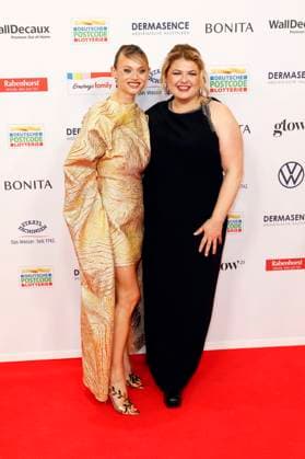 Olga Löffler und Alina Wichmann bei der 18. Verleihung der Goldenen Bild der Frau 2025 im Stage Theater im Hafen. Hamburg, 19.11.2025 Foto:xC.xTamckex xFuturexImagex goldene_bild_5159