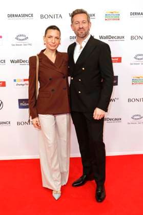 Julia Hartmann und Jan Hartmann bei der 18. Verleihung der Goldenen Bild der Frau 2025 im Stage Theater im Hafen. Hamburg, 19.11.2025 Foto:xC.xTamckex xFuturexImagex goldene_bild_5304