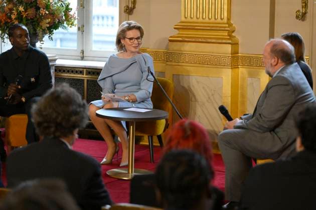 Queen Mathilde Attends 25th Anniversary of The Queen Mathilde Fund BRUSSELS, BELGIUM - NOVEMBER 20 : Queen Mathilde of Belgium pictured attending the official 25th anniversary celebrations of the Queen Mathilde Fund (KMF) on November 20, 2025 in Brussels, Belgium, 20 11 2025 Brussels Belgium  Copyright: xPhilipxReynaersx