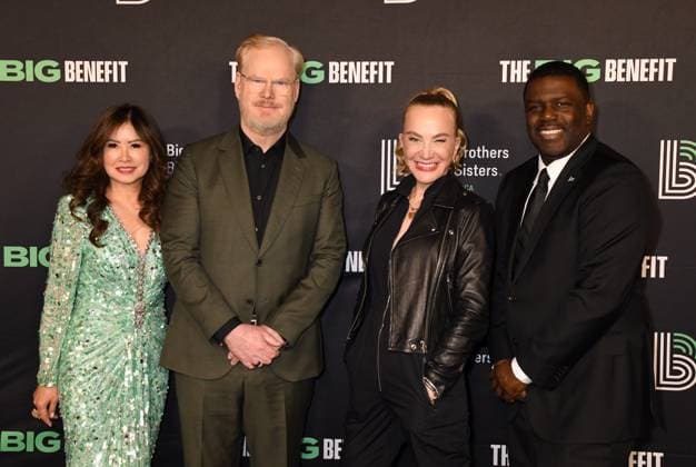 Big Brothers Big Sisters of America BIG Benefit celebrating 120 Years at Cipriani South Street Featuring: Emily Chen Carrera, Jim Gaffigan, Jeannie Gaffigan and Artis Stevens Where: New York City, New York, United States When: 19 Nov 2025 Credit: mpi099 MediaPunch INSTARimages EDITORIAL USE ONLY. NOT FOR USE BY NEWSPAPERS BASED IN THE UK. Copyright: xx instar55281096