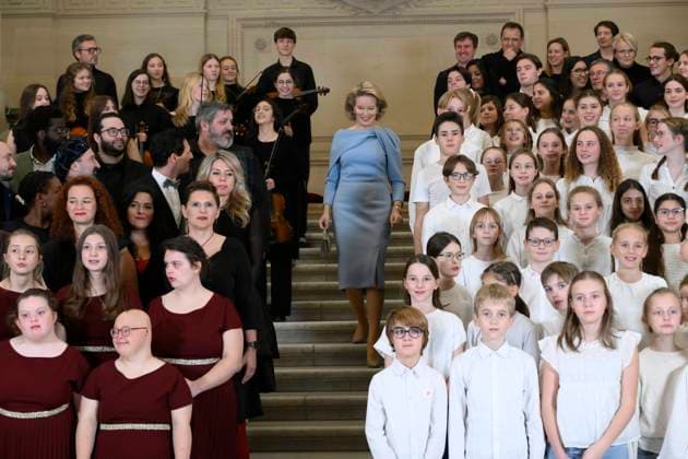 Queen Mathilde Attends 25th Anniversary of The Queen Mathilde Fund BRUSSELS, BELGIUM - NOVEMBER 20 : Queen Mathilde of Belgium pictured attending the official 25th anniversary celebrations of the Queen Mathilde Fund (KMF) on November 20, 2025 in Brussels, Belgium, 20 11 2025 Brussels Belgium  Copyright: xPhilipxReynaersx