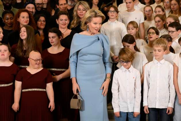 Queen Mathilde Attends 25th Anniversary of The Queen Mathilde Fund BRUSSELS, BELGIUM - NOVEMBER 20 : Queen Mathilde of Belgium pictured attending the official 25th anniversary celebrations of the Queen Mathilde Fund (KMF) on November 20, 2025 in Brussels, Belgium, 20 11 2025 Brussels Belgium  Copyright: xPhilipxReynaersx