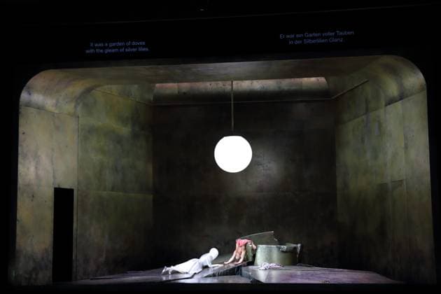 Nicole Chevalier as Salome during the photo rehearsal for Salome at the Komische Oper im Schillertheater in Berlin, November 19, 2025 Music drama in one act by Richard Strauss Musical direction James Gaffigan Production Evgeny Titov Stage Rufus Didwiszus Costumes Esther Bialas Premiere is on November 22, 2025 Komische Oper Berlin Salome