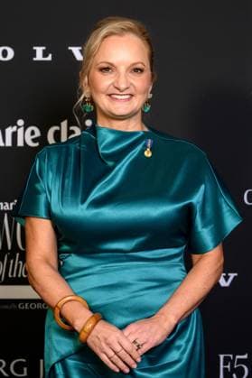 WOMEN OF THE YEAR AWARDS, Tracey Corbin-Matchett arrives at the Marie Claire Women of the Year Awards at Bell Shakespeare, in Sydney, Thursday, November 20, 2025. ( NO ARCHIVING SYDNEY NEW SOUTH WALES AUSTRALIA  Copyright: xSTEVExMARKHAMx 20251120176407431894