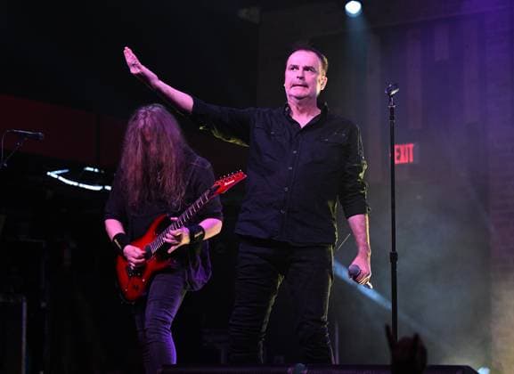 AndrÃ Olbrich and Hansi Kürsch of Blind Guardian perform during The Somewhere Far Beyond North American Tour 2025 at Revolution Live on November 19, 2025 in Fort Lauderdale, Florida Featuring: AndrÃ Olbrich, Hansi Kürsch Where: Fort Lauderdale, Florida, United States When: 19 Nov 2025 Credit: Robert Bell INSTARimages EDITORIAL USE ONLY. NOT FOR USE BY NEWSPAPERS BASED IN THE UK. Copyright: xx instar55281374