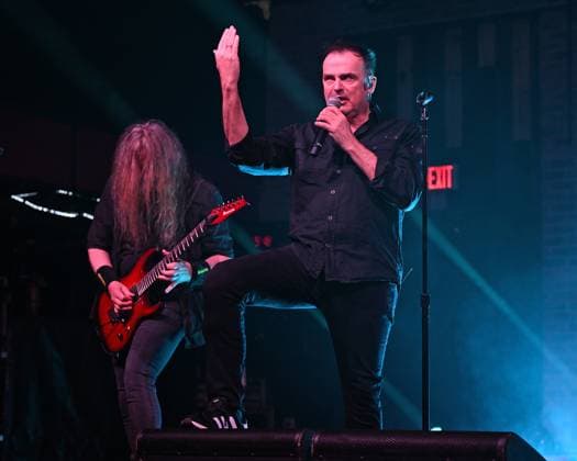 AndrÃ Olbrich and Hansi Kürsch of Blind Guardian perform during The Somewhere Far Beyond North American Tour 2025 at Revolution Live on November 19, 2025 in Fort Lauderdale, Florida Featuring: AndrÃ Olbrich, Hansi Kürsch Where: Fort Lauderdale, Florida, United States When: 19 Nov 2025 Credit: Robert Bell INSTARimages EDITORIAL USE ONLY. NOT FOR USE BY NEWSPAPERS BASED IN THE UK. Copyright: xx instar55281363