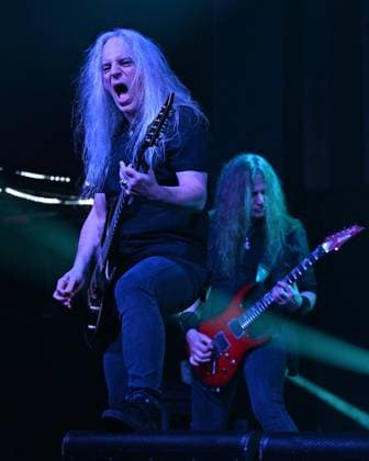 Marcus Siepen and AndrÃ Olbrich of Blind Guardian perform during The Somewhere Far Beyond North American Tour 2025 at Revolution Live on November 19, 2025 in Fort Lauderdale, Florida Featuring: Marcus Siepen, AndrÃ Olbrich Where: Fort Lauderdale, Florida, United States When: 19 Nov 2025 Credit: Robert Bell INSTARimages EDITORIAL USE ONLY. NOT FOR USE BY NEWSPAPERS BASED IN THE UK. Copyright: xx instar55281366