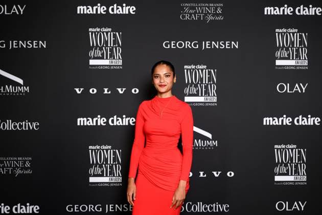 WOMEN OF THE YEAR AWARDS, Noor Azizah arrives at the Marie Claire Women of the Year Awards at Bell Shakespeare, in Sydney, Thursday, November 20, 2025. ( NO ARCHIVING SYDNEY NEW SOUTH WALES AUSTRALIA  Copyright: xSTEVExMARKHAMx 20251121176792769413