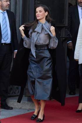 November 20, 2025, Madrid, Madrid, Spain: QUEEN LETIZIA of Spain attends 40th Anniversary Ã’CEOE FoundationÃ Madrid Spain - ZUMAc260 20251120_zep_c260_011 Copyright: xMikexChicorrox