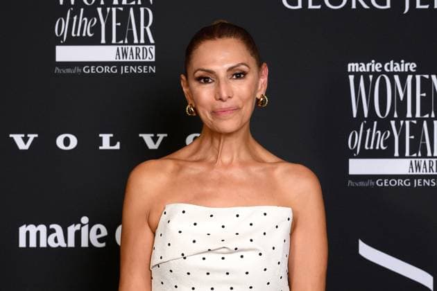 WOMEN OF THE YEAR AWARDS, Sally Obermeder arrives at the Marie Claire Women of the Year Awards at Bell Shakespeare, in Sydney, Thursday, November 20, 2025. ( NO ARCHIVING SYDNEY NEW SOUTH WALES AUSTRALIA  Copyright: xSTEVExMARKHAMx 20251121161850759467