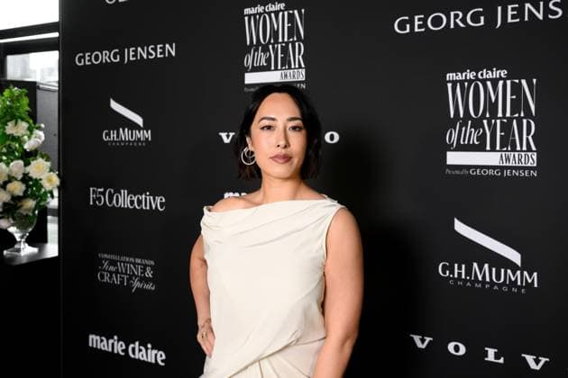 WOMEN OF THE YEAR AWARDS, Melissa Leong arrives at the Marie Claire Women of the Year Awards at Bell Shakespeare, in Sydney, Thursday, November 20, 2025. ( NO ARCHIVING SYDNEY NEW SOUTH WALES AUSTRALIA  Copyright: xSTEVExMARKHAMx 20251121121232534690
