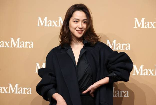 November 20, 2025, Tokyo, Japan - Japanese actress Anne Nakamura poses for a photo call for Italian high fashion brand Max Mara popup store preview event in Tokyo on Thursday, November 20, 2025. (photo by Yoshio Tsunoda AFLO)  aflo_311008116