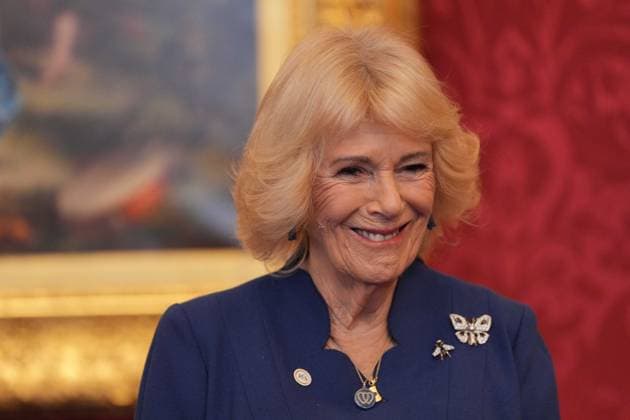 The Queen s Commonwealth Essay Competition 2025 Queen Camilla during a reception to celebrate the winners of the Queen s Commonwealth Essay Competition at St James Palace in London. Picture date: Thursday November 20, 2025., Credit:Yui Mok Avalon UK, London  Copyright: xYuixMokx xAvalonx 1053551447
