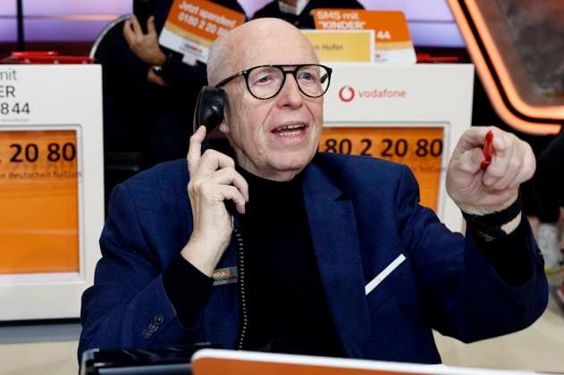 Reiner Calmund at the 30 RTL Spendenmarathon 2025 in Studio 8 of EMG Studios Hürth, 20 11 2025 Foto:xR.xStoffelsx xFuturexImagex spendenmarathon_5125