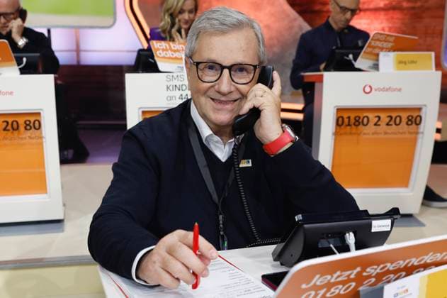 Jan Hofer at the 30 RTL Spendenmarathon 2025 in Studio 8 of EMG Studios Hürth, 20 11 2025 Foto:xR.xStoffelsx xFuturexImagex spendenmarathon_5148