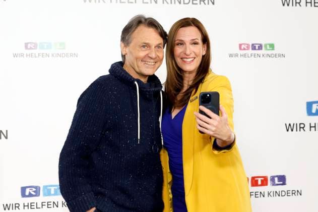 Wolfgang Bahro and Ulrike Frank at the 30 RTL Spendenmarathon 2025 in Studio 8 of EMG Studios Hürth, 20 11 2025 Foto:xR.xStoffelsx xFuturexImagex spendenmarathon_5184
