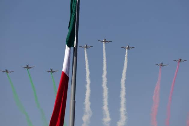 November 20, 2025, Mexico City, Mexico: Parade commemorating the 115th anniversary of the start of the Mexican Revolution, in which various contingents from the Army, Air Force, and National Guard participated, some characterized as historical figures. The president of Mexico, CLAUDIA SHEINBAUM PARDO, led the event with the presence of military and civil authorities. The route went from the main square of Mexico City to the Monument to the Revolution. Mexico City Mexico - ZUMAl178 20251120_znp_l178_012 Copyright: xCristianxLeyvax
